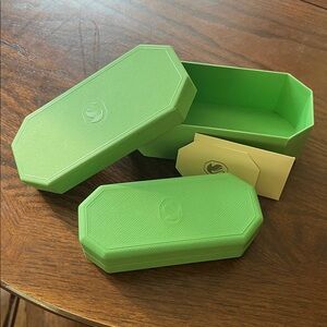 Green Swarovski glasses Boxwith Lid